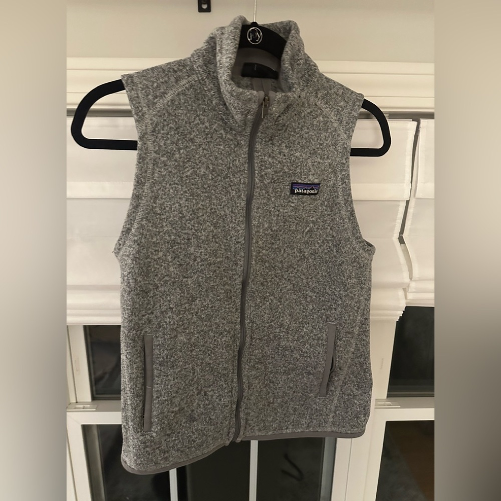 Women’s Patagonia Better Sweater Fleece Vest, gray size small